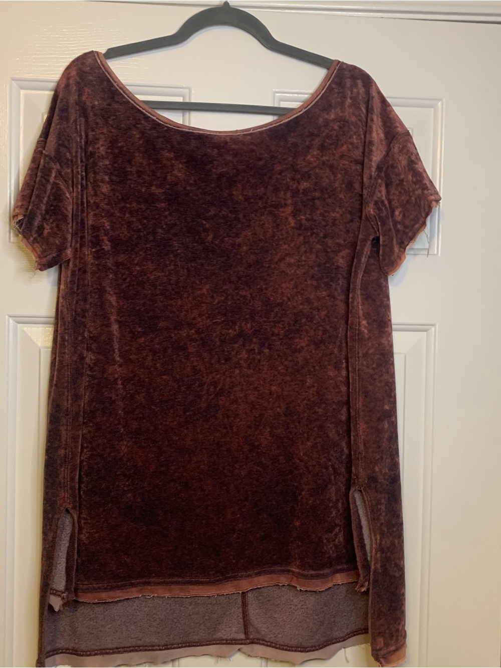 Free People Crushed Velvet Tee